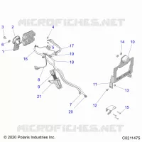 ELETTRICO, HORN AND LICENSE PLATE BRACKET