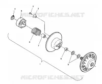 FRIZIONE DRIVEN ASSEMBLY LITE/0933433,STARLITE/0933427 and  LITE DELUXE/09334 (4922972297020A)