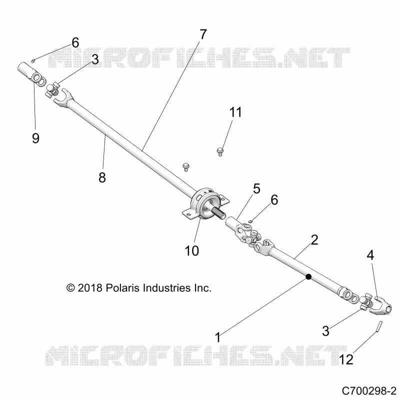 TRASMISSIONE, FRONT PROP SHAFT
