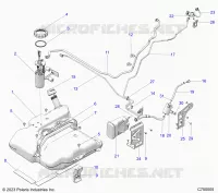 SISTEMA DI ALIMENTAZIONE CARBURANTE, EVAP FUEL TANK ASM.