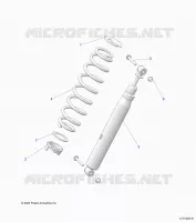 SUSPENSION, REAR SHOCK MONTAGGIO