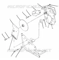 RIGHT GEARCASE   FRENO DI MONTAGGIO (4918411841029A)