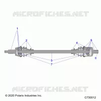TRASMISSIONE, FRONT HALF SHAFT