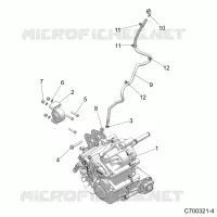 TRASMISSIONE, MAIN GEARCASE MOUNTING