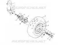 RUOTA ANTERIORE MONTAGGIO  Trail Boss W958527 (4930323032B002)