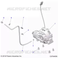 TRASMISSIONE, FRONT GEARCASE MOUNTING