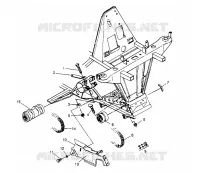 TRANSMISSIONE ANTERIORE MONTAGGIO SPORTSMAN 4X4 W948040 (4926842684B001)