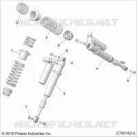 SUSPENSION, SHOCK ANTERIORE MOUNTING