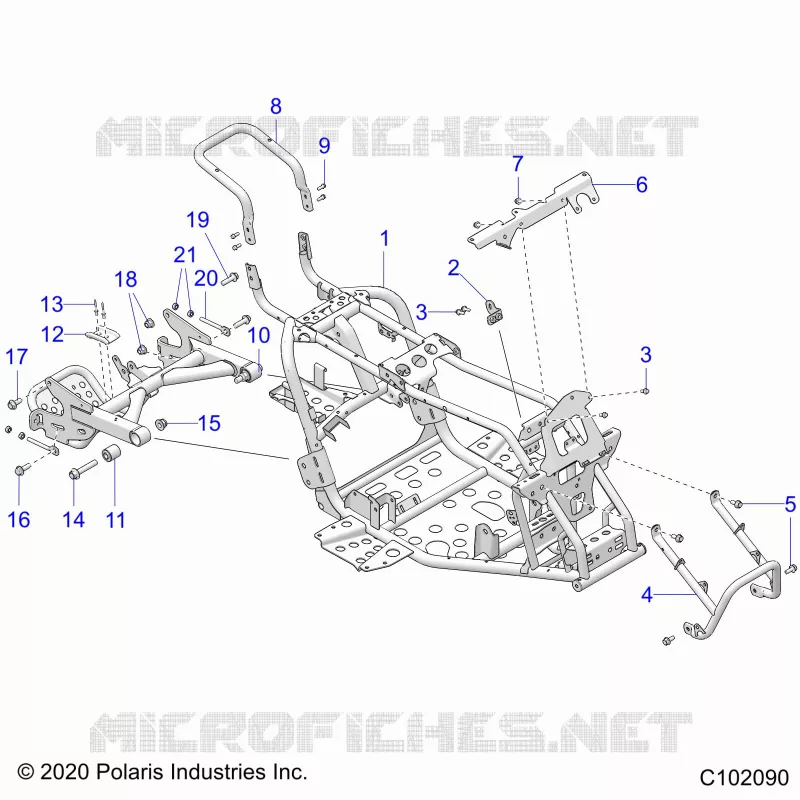CHASSIS, TELAIO ASM AND SWINGARM