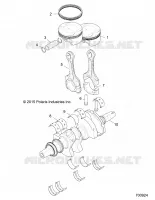ENGINE, ALBERO MOTORE AND PISTON