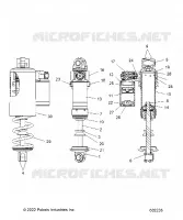 SUSPENSION, SHOCK ANTERIORE TRACK