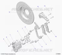 BRAKES, PINZA POSTERIORE