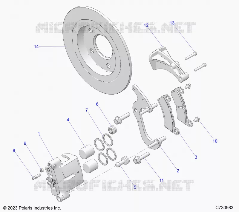BRAKES, PINZA POSTERIORE