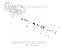 TRASMISSIONE, PRINCIPALE SCATOLA INGRANAGGI OUTPUT SHAFT