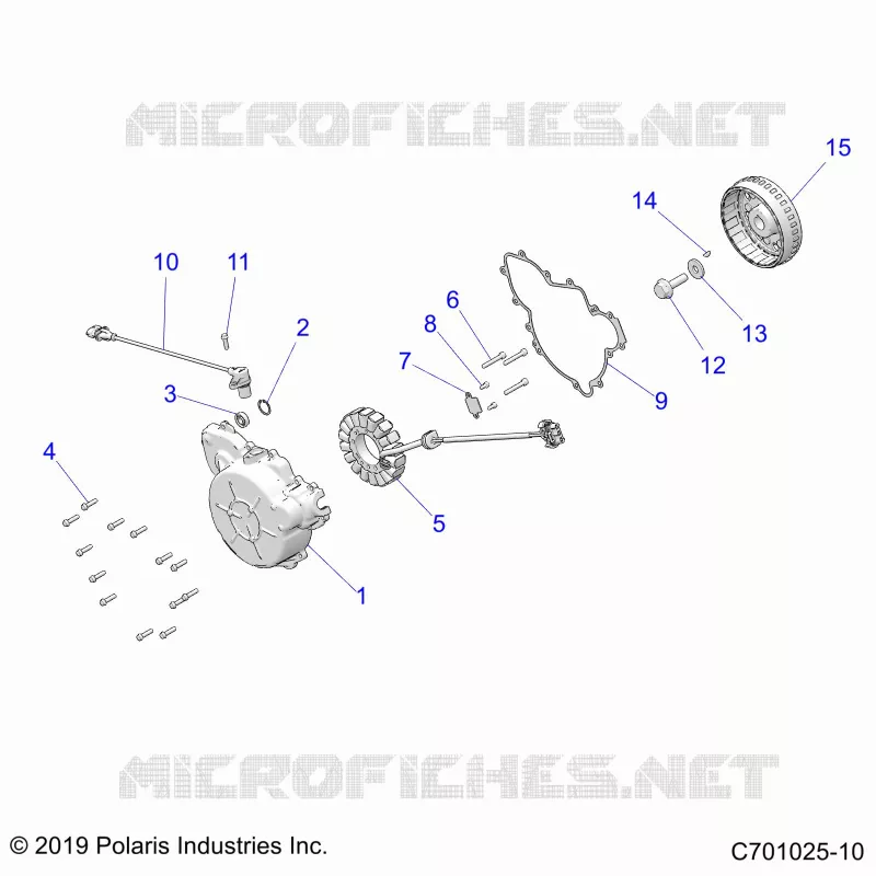 MOTORE, STATOR AND COVER