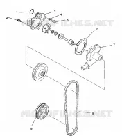 POMPA DELL'ACQUA 440 / 0930760 and 440 SKS / 0930560 (4922932293030A)