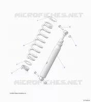 SUSPENSION, REAR SHOCK MONTAGGIO