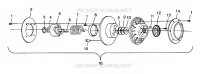 FRIZIONE DRIVEN 600 RMK 0980958 and EUROPEAN 600 RMK E980958 (4944634463C002)