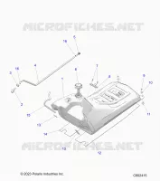 SISTEMA DI ALIMENTAZIONE CARBURANTE, FUEL TANK ASM.