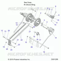 SUSPENSION, POSTERIORE COPPIA ARM