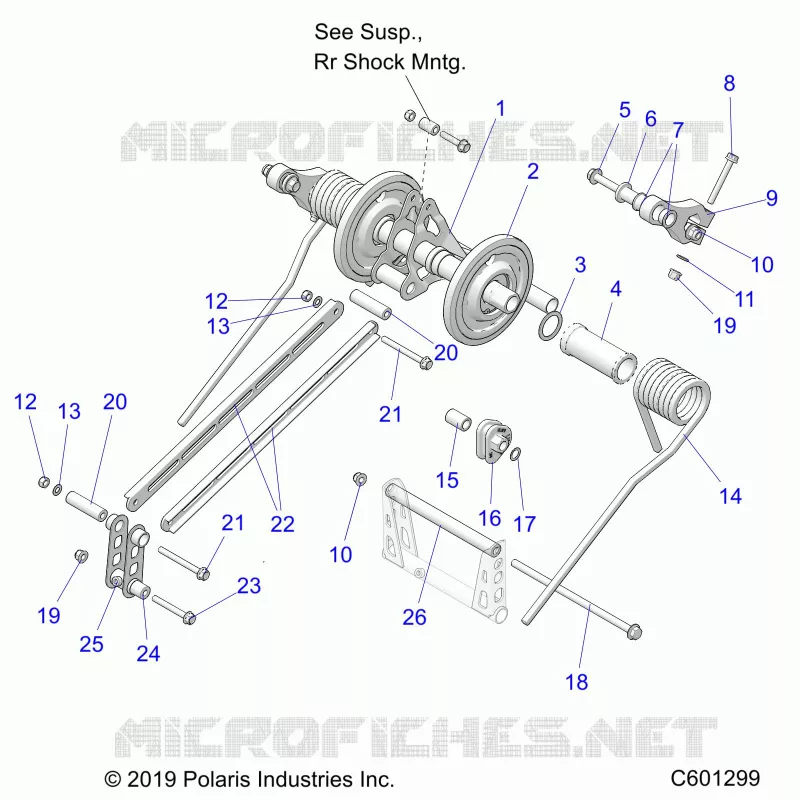 SUSPENSION, POSTERIORE COPPIA ARM