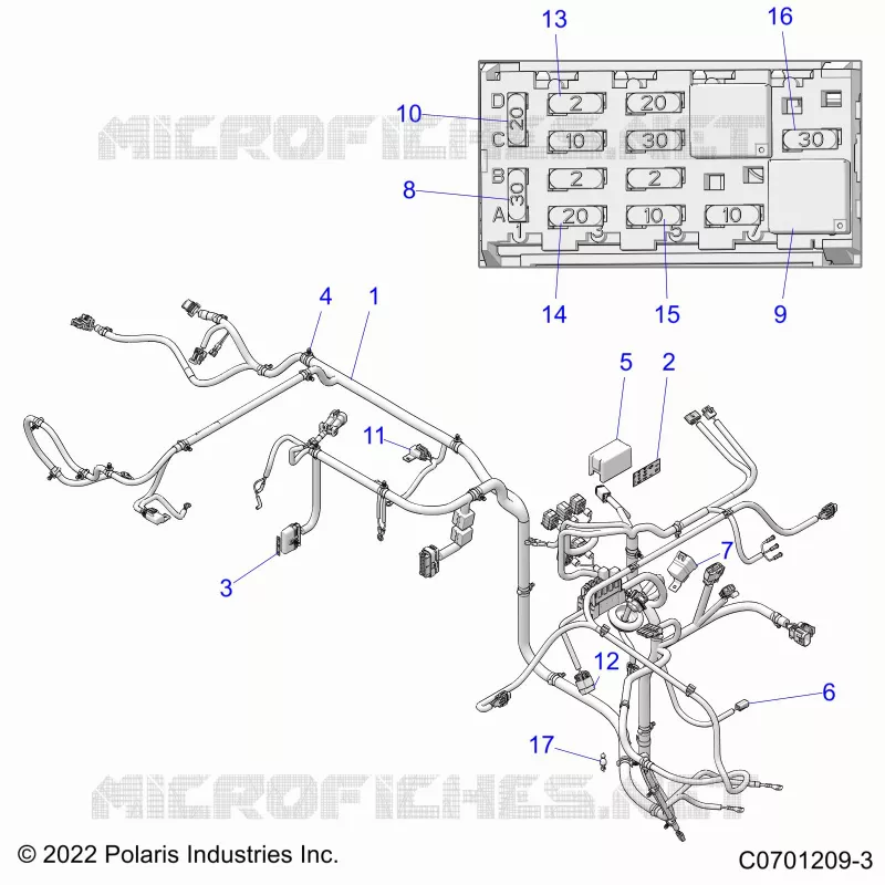ELETTRICO, WIRE HARNESSES