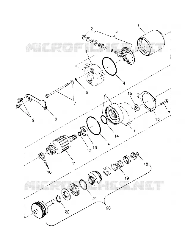 AVVIAMENTO MOTORE Sportsman 4x4 W958040 (4930403040D006)