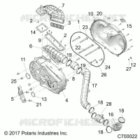 DRIVE TRAIN, COPERCHIO FRIZIONE AND DUCTING