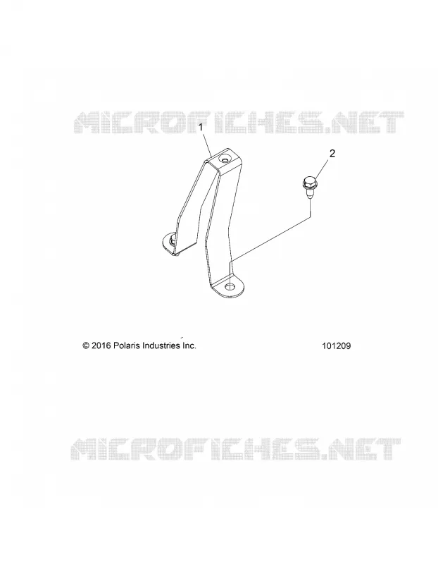 CHASSIS, CARBURANTE TANK SUPPORT BRACKET