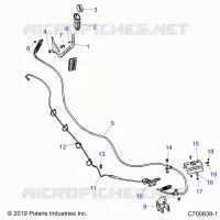 TRASMISSIONE, GEAR SELECTOR AND THROTTLE CABLE