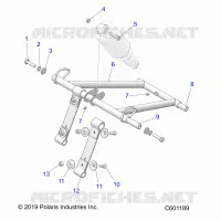 SUSPENSION, ANTERIORE COPPIA ARM