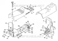 SEDILE   SERBATOIO DI GAS 700 RMK 0980966 and EUROPEAN 700 RMK E980966 (4943724372A006)