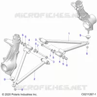 SUSPENSION, A-ARM AND PAVONEGGIARSI MOUNTING