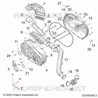 TRASMISSIONE, CLUTCH COVER AND DUCTING