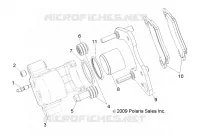 FRENO ANTERIORE CALIPER [BUILT 9/15/14 AND BEFORE]