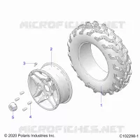 RUOTAS, FRONT TIRE