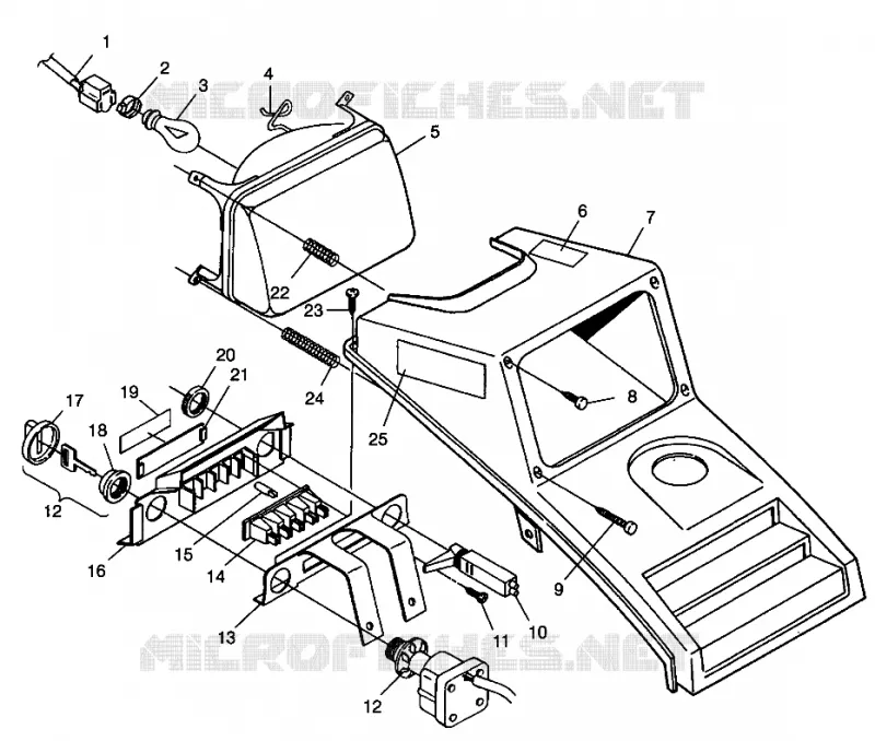 FARO FANALE TRAIL BOSS W98AA25C (4945314531A013)