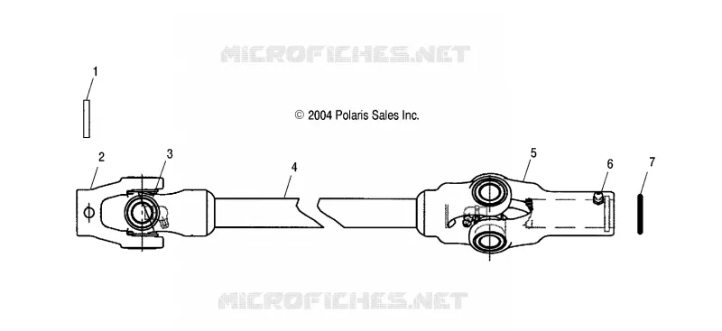 TRASMISSIONE, REAR DRIVE SHAFT