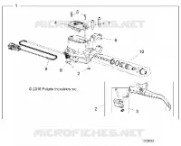 FRENO ANTERIORE BRAKE LEVER AND MASTER CYLINDER