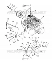 MONTAGGIO DEL MOTORE XLT/0930767,XLT SP/0930667    XLT SKS/0930567 (4923012301028A)