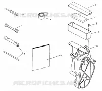 KIT DI STRUMENTI TRAIL 0972761, EUROPEAN TRAIL E972761,  TRAIL TOURING 0972262 and (4938313831B013)