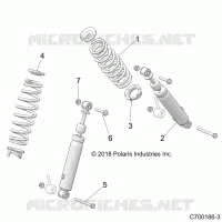 SUSPENSION, SHOCK ANTERIORE MOUNTING