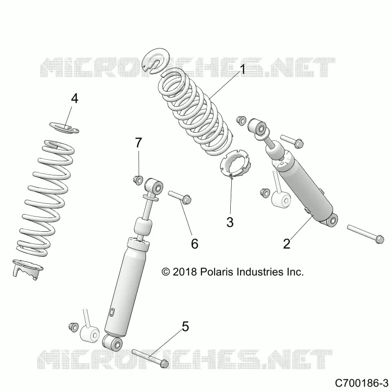 SUSPENSION, SHOCK ANTERIORE MOUNTING