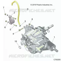 TRASMISSIONE, FRONT GEARCASE INTERNALS