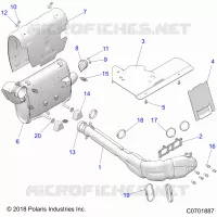 ENGINE, IMPIANTO DI SCARICO