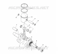 PISTONE AND ALBERO MOTORE  STARTRAK (4914141414037A)
