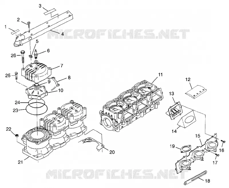 CILINDRO   COLLETTORE SLTX B974590 AND INTL. SLTX I974590 (4941214121B014)