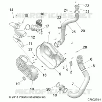 TRASMISSIONE, CLUTCH COVER AND DUCTING
