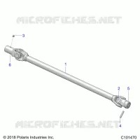 TRASMISSIONE, PROP SHAFT, FRONT