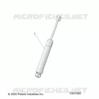 SUSPENSION, AMMORTIZZATORE POSTERIORE TRACK